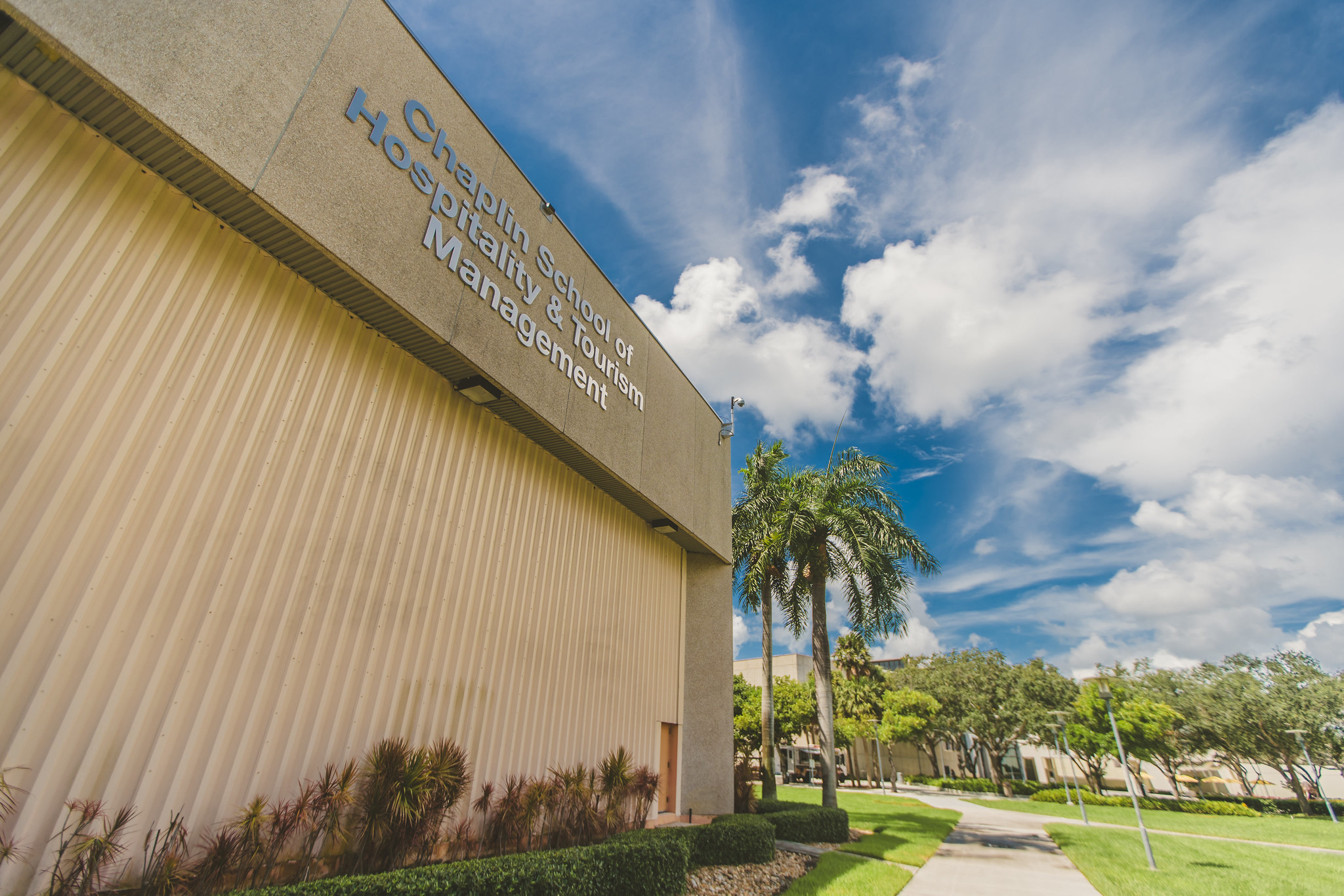 Exterior of Chaplin Hospitality building