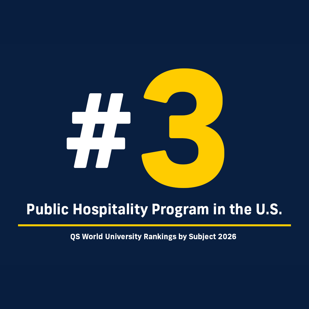 Chaplin is the #3 public hospitality program in the U.S.