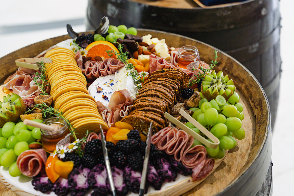 Food board at event